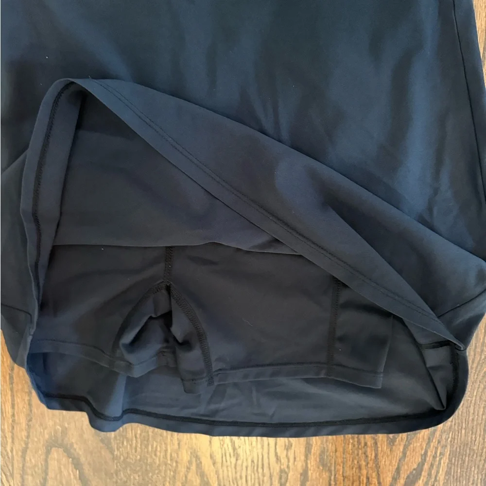 NWT Abercrombie & Fitch Mini Dress Skort Athletic Black White Size XXS Size 0 - Picture 14 of 16
